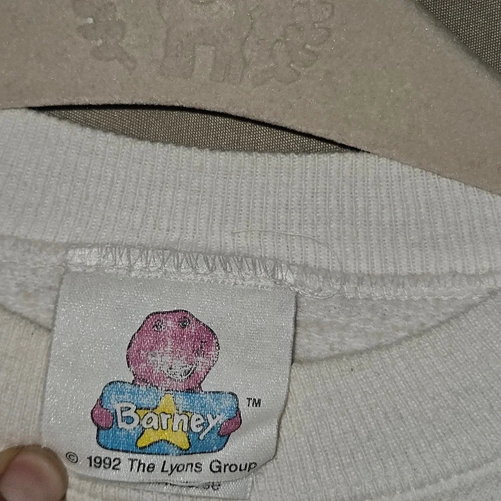 Vintage Barney Sweatshirt Crewneck Kids Size 5-6